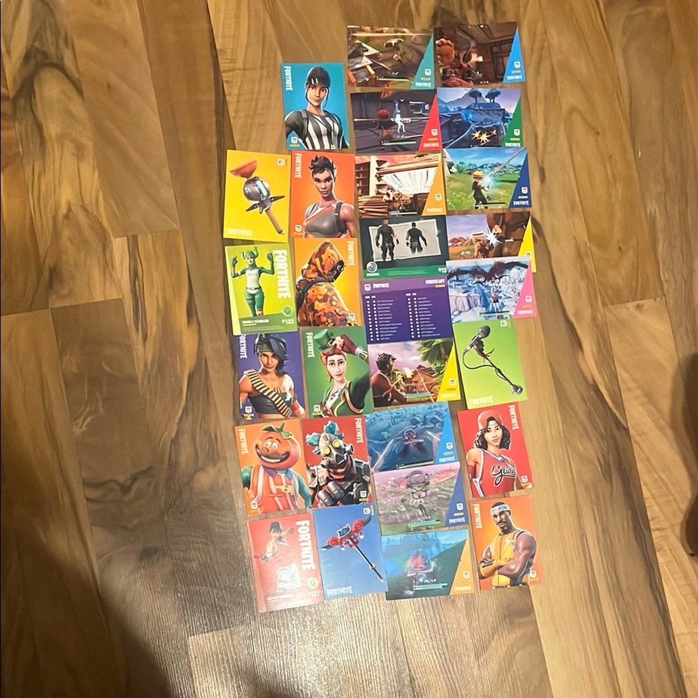 Trading Cards Set - Multicolor